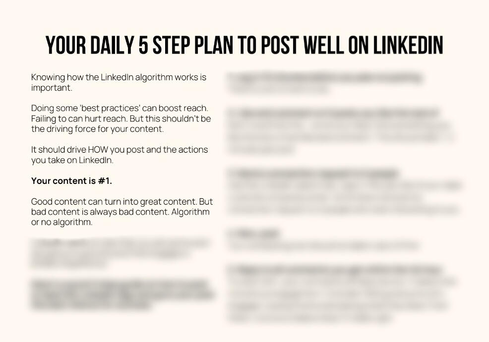30 Days of LinkedIn Content